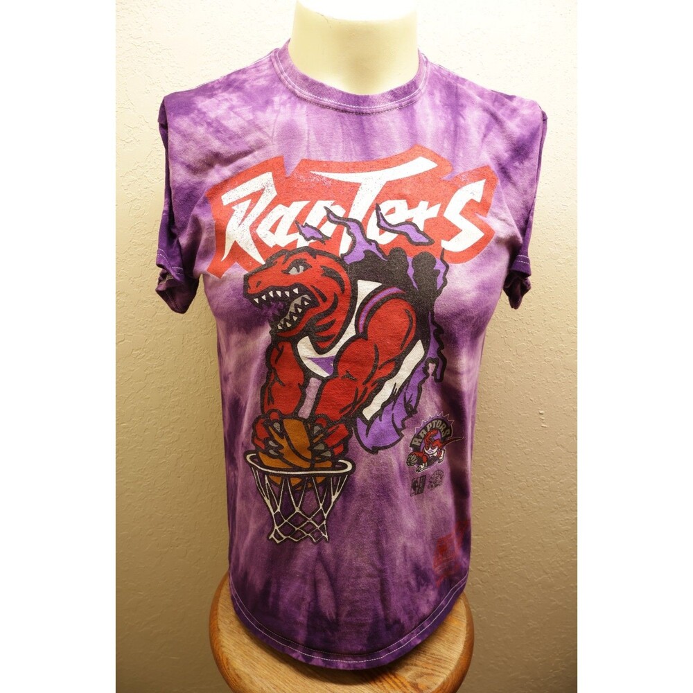 Mitchell & Ness Toronto Raptors Tie Dye Shirt Mens Medium M Hardwood Classics NB